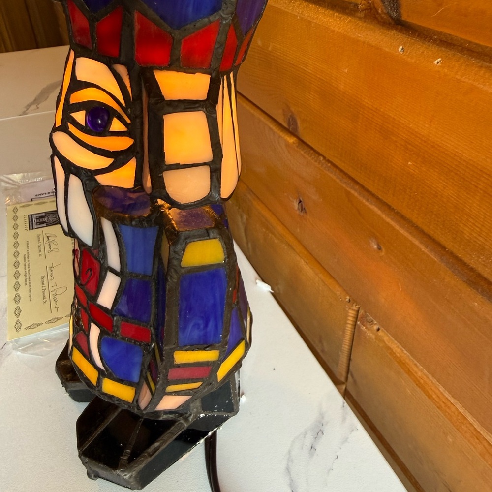 Thomas Pacconi Classics Stained Glass Nutcracker Lamp - Multicolor - Picture 3 of 10